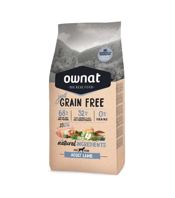 OWNAT JUST GRAIN FREE ADULT LAMB