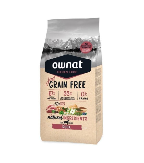 OWNAT JUST GRAIN FREE ADULT DUCK