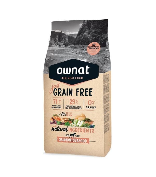 OWNAT JUST GRAIN FREE ADULT SALMON&SEAFOOD