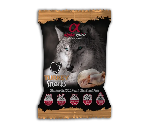 Alpha Spirit Snacks de Pavo para perro